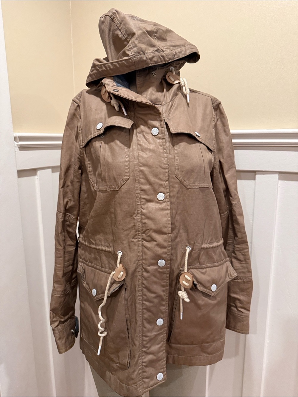 Levi’s wax coated parka